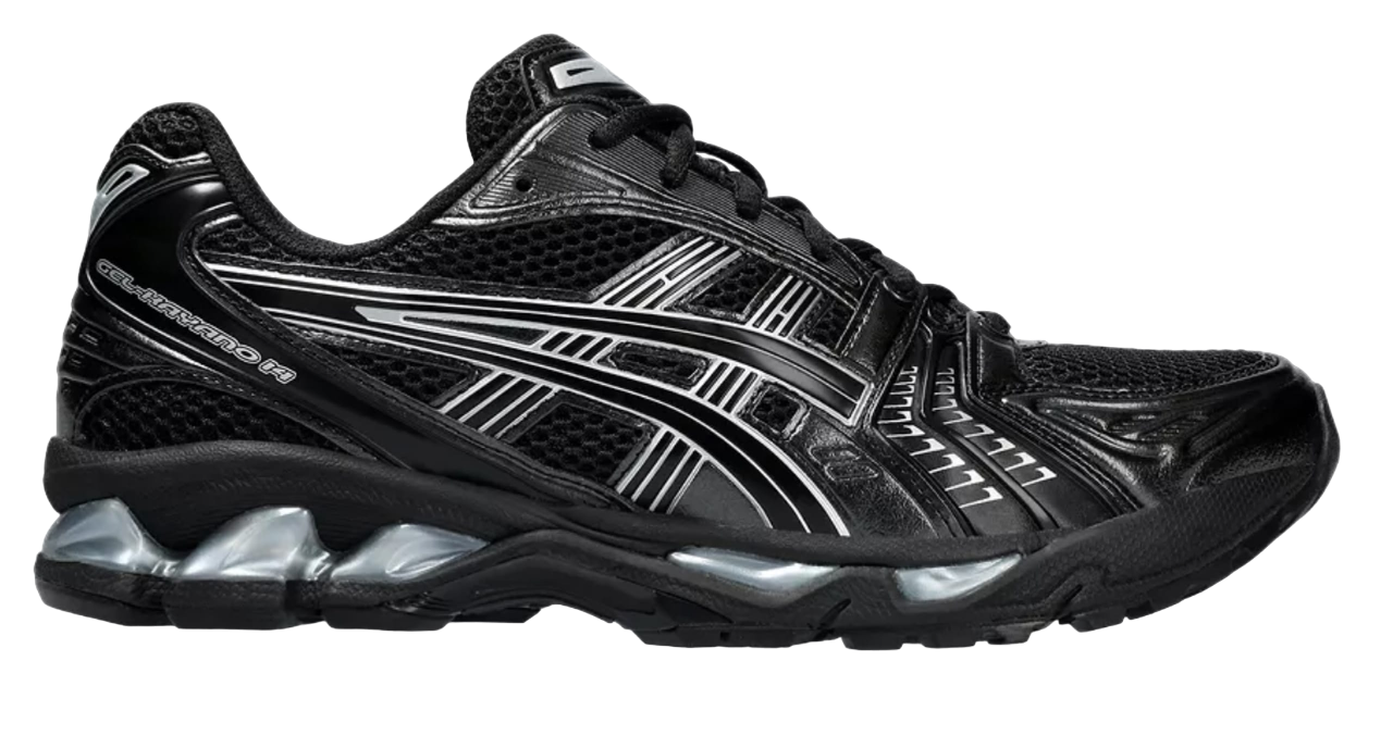 ASICS GEL-KAYANO 14 BLACK PURE SILVER