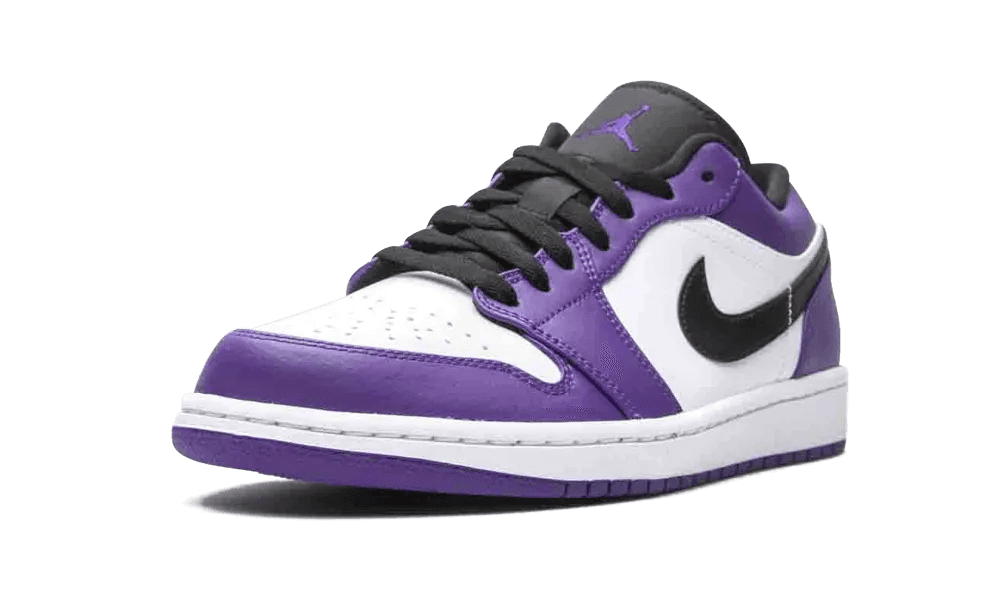 Jordan 1 Low Court Purple White