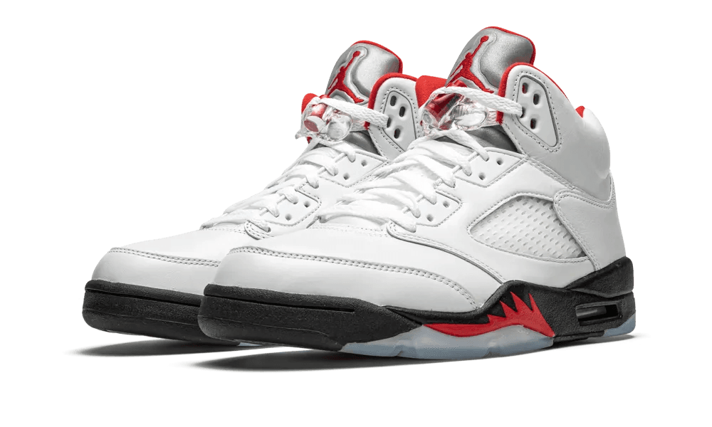 Jordan 5 Retro Fire Red Silver Tongue (2020)