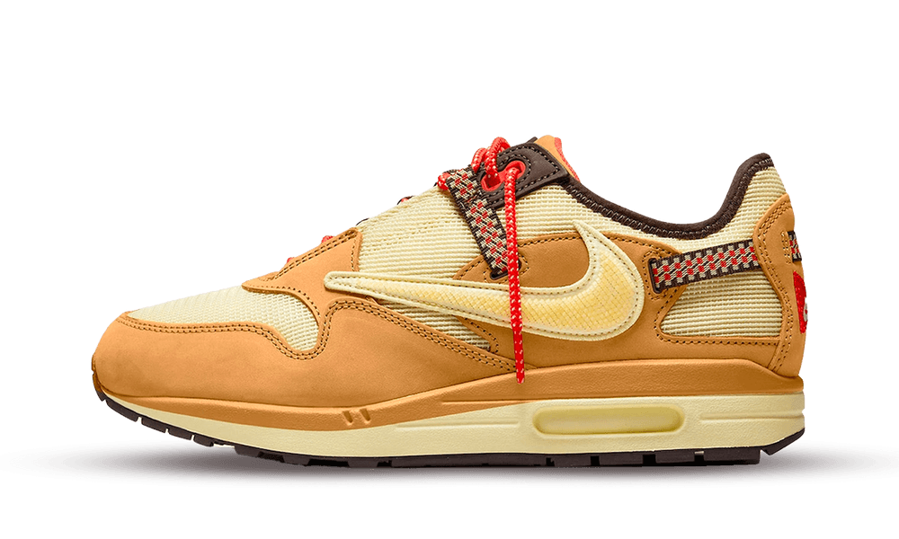 Nike Air Max 1 Travis Scott Cactus Jack Wheat Lemon Drop